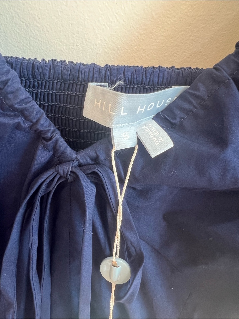 Hill House Ophelia Dress in Navy - Picture 4 of 8